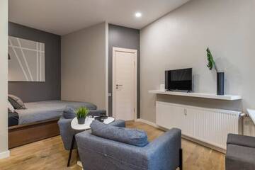 Фотографии Апартаменты Studio apartment with bathroom & kitchen No45 г. Валмиера (Латвия) №1 Фото Апартаменты Studio apartment with bathroom & kitchen No45 г. Валмиера 1
