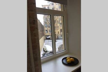 Фото номера Апартаменты с 2 спальнями Апартаменты Studio apartment with bathroom &amp; kitchen No45 г. Валмиера 9