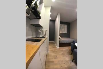 Фото номера Апартаменты с 2 спальнями Апартаменты Studio apartment with bathroom &amp; kitchen No45 г. Валмиера 31